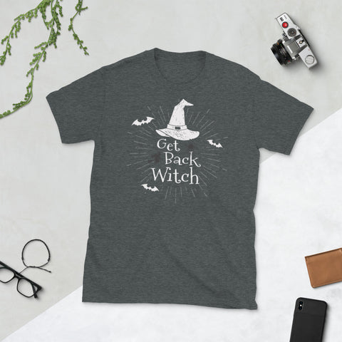 Image of Get Back Witch Halloween Short-Sleeve Unisex T-Shirt