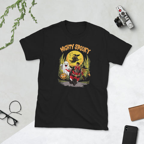 Image of Halloween Scary Ghost Creepy Jack o Lantern Short-Sleeve Unisex T-Shirt
