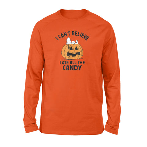 Image of Peanuts Halloween Snoopy All The Candy - Standard Long Sleeve