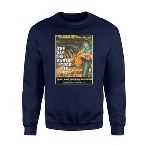 Sci Fi Robot Halloween Earth Invasion - Standard Fleece Sweatshirt