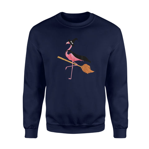 Image of Flamingo Witch Easy Halloween Costume - Standard Fleece Sweatshirt