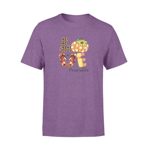 Image of Love nana life- Halloween sunflower - Premium T-shirt