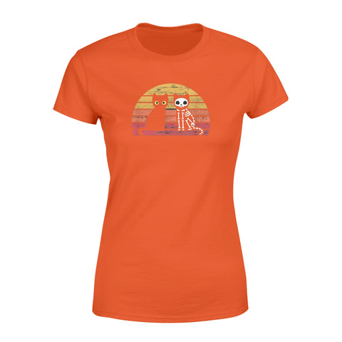 Image of Retro Vintage Funny Cats Halloween Costume - Standard Women's T-shirt