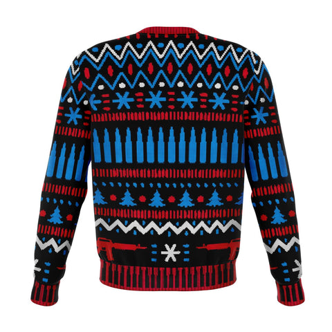Image of Living In an Ammo Ugly Christmas Sweatshirt