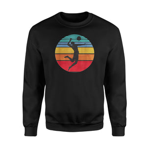 Beach Volleyball Retro Vintage Player Coach - Standard Fleece Sweatshirt