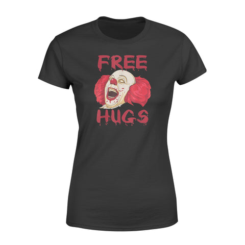 Image of Free Hugs Evil Killer Scary Clown Halloween - Standard Women's T-shirt