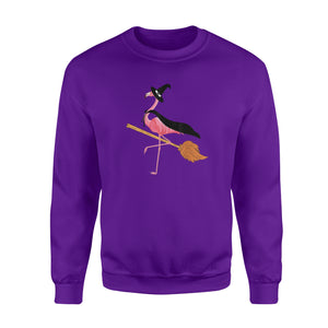 Flamingo Witch Easy Halloween Costume - Standard Fleece Sweatshirt