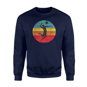 Beach Volleyball Retro Vintage Player Coach - Standard Fleece Sweatshirt