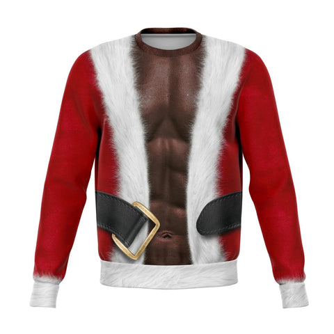 Image of Fitness Santa Ugly Christmas Sweatshirt