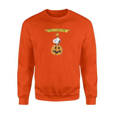 Image of Peanuts Halloween Believe - Standard Fleece Sweatshirt