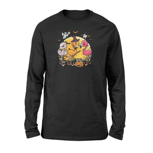 Flamingo Lover Funny Pumpkin Halloween Party - Standard Long Sleeve
