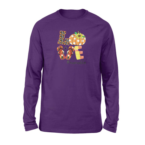 Image of Love nana life- Halloween sunflower - Standard Long Sleeve