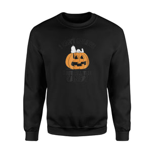 Peanuts Halloween Snoopy All The Candy - Standard Fleece Sweatshirt