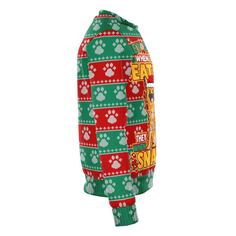 Image of Snacks German Shephard Ugly Sweater