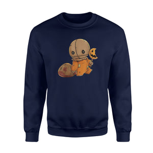 Trick r Treat Funny Cute Sam Halloween - Standard Fleece Sweatshirt