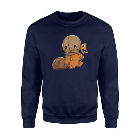 Image of Trick r Treat Funny Cute Sam Halloween - Standard Fleece Sweatshirt