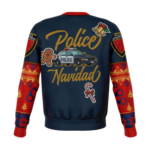 Police Navidad Ugly Christmas Sweatshirt