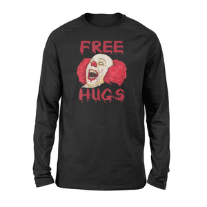 Free Hugs Evil Killer Scary Clown Halloween - Standard Long Sleeve