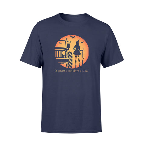 Image of Of Course I Can Drive A Stick Witch Jeep - Premium T-shirt