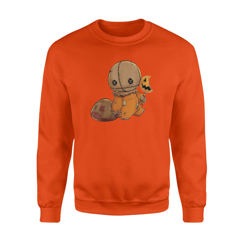 Image of Trick r Treat Funny Cute Sam Halloween - Standard Fleece Sweatshirt