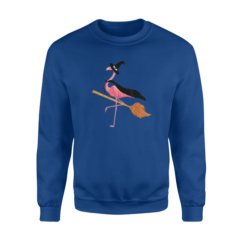 Image of Flamingo Witch Easy Halloween Costume - Standard Fleece Sweatshirt