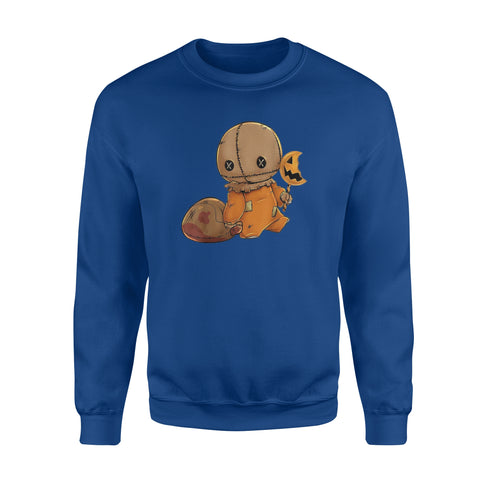 Image of Trick r Treat Funny Cute Sam Halloween - Standard Fleece Sweatshirt