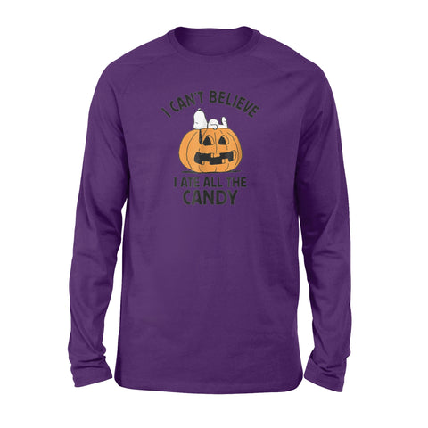 Image of Peanuts Halloween Snoopy All The Candy - Standard Long Sleeve