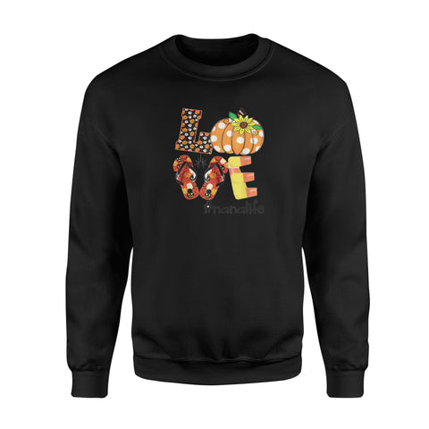 Image of Love nana life- Halloween sunflower - Standard Fleece Sweatshirt