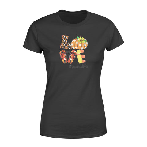 Image of Love nana life- Halloween sunflower - Standard Women's T-shirt