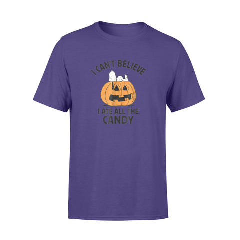 Image of Peanuts Halloween Snoopy All The Candy - Premium T-shirt