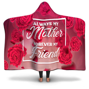 Mother And Friend Hooded Blanket AOP