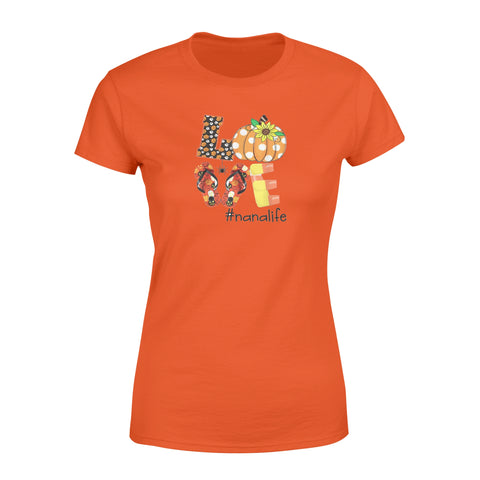 Image of Love nana life- Halloween sunflower - Standard Women's T-shirt