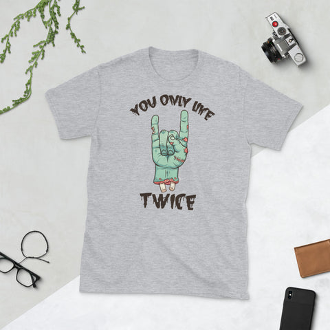 Image of You Only Live Twice Halloween Zombie Short-Sleeve Unisex T-Shirt