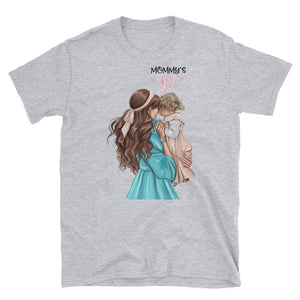 Cute Mommy's Girls Paint Short-Sleeve Unisex T-Shirt, Mother's Day Gift For Mom