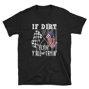 Dirt Track Racing Motocross Stock Car Racing Short-Sleeve Unisex T-Shirt