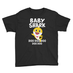 Baby Shark Doo Doo Doo Youth Short Sleeve T-Shirt, Funny Matching Family Shark For Kids, Mother's Day Gift For Kids