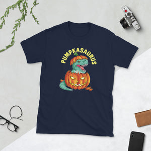 Halloween  Pumpkasaurus Dinosaur Pumpkin Short-Sleeve Unisex T-Shirt