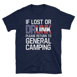 If Lost Or Drunk Please Return To Custom Name Short-Sleeve Unisex T-Shirt