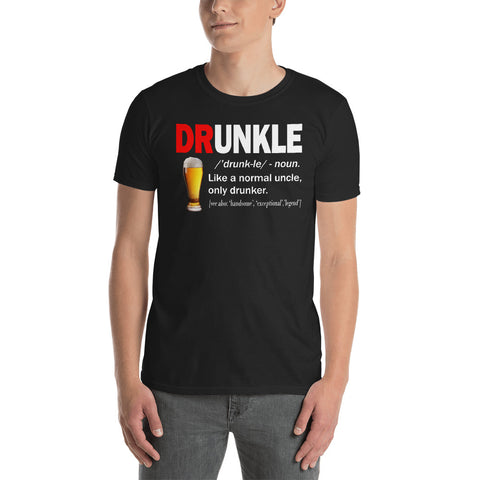 Image of Druncle Definition Like A Normal Uncle Only Drunker Beer Short-Sleeve Unisex T-Shirt