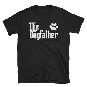 Personalized The Dogfather Short-Sleeve Unisex T-Shirt, Dog Paw Shirt, Dog Dad Shirt For Father's Day