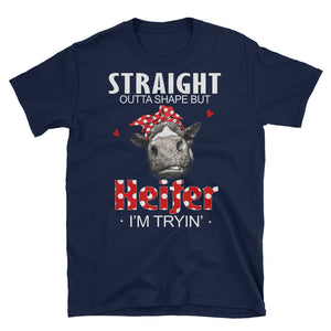 Heifer I'm Tryin Short-Sleeve Unisex T-Shirt / Heifer Lover / Heifer Shirt For Women / Farmers Life / Heifer Ladies Shirt