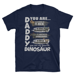 Daddy DinoSaur Short-Sleeve Unisex T-Shirt, Father's Day Shirt For Daddy