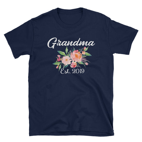 Image of Personalized Grandma Est 2019 Short-Sleeve Unisex T-Shirt, Shirt For New Grandma