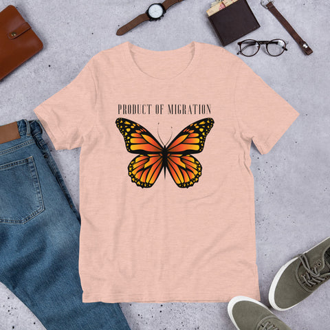 Image of Product Of Migration Premium Short-Sleeve Unisex T-Shirt, Painting Butterfly Shirt