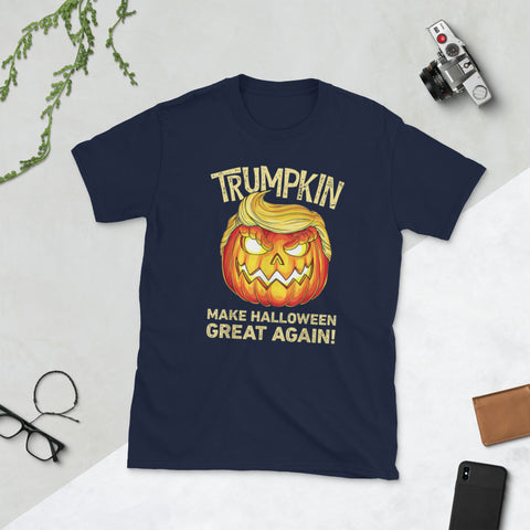 Image of Trumpkin Make Halloween Great Again Short-Sleeve Unisex T-Shirt