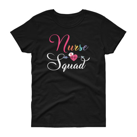 Image of Personalized Cute Nurse Squad Shirt Women's short sleeve t-shirt, Cute Shirt For Nurse