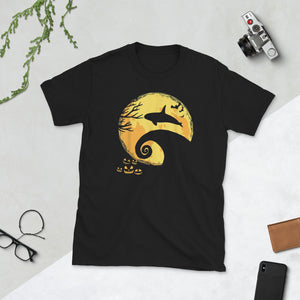 Funny Orca And Moon Halloween Costume Short-Sleeve Unisex T-Shirt