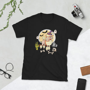 Halloween Poodle Dog Gifts Zombie Short-Sleeve Unisex T-Shirt