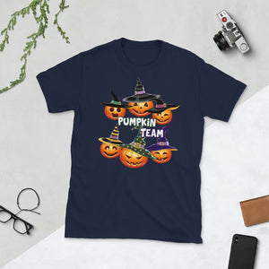 Pumpkin Team Halloween Happy Day Halloween Short-Sleeve Unisex T-Shirt