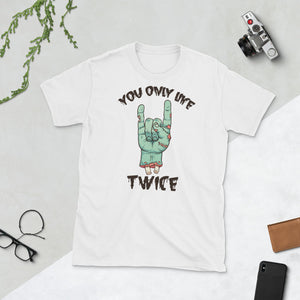 You Only Live Twice Halloween Zombie Short-Sleeve Unisex T-Shirt